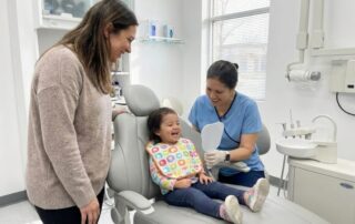 dental visits for children Woodbridge VA friendly dentist and child