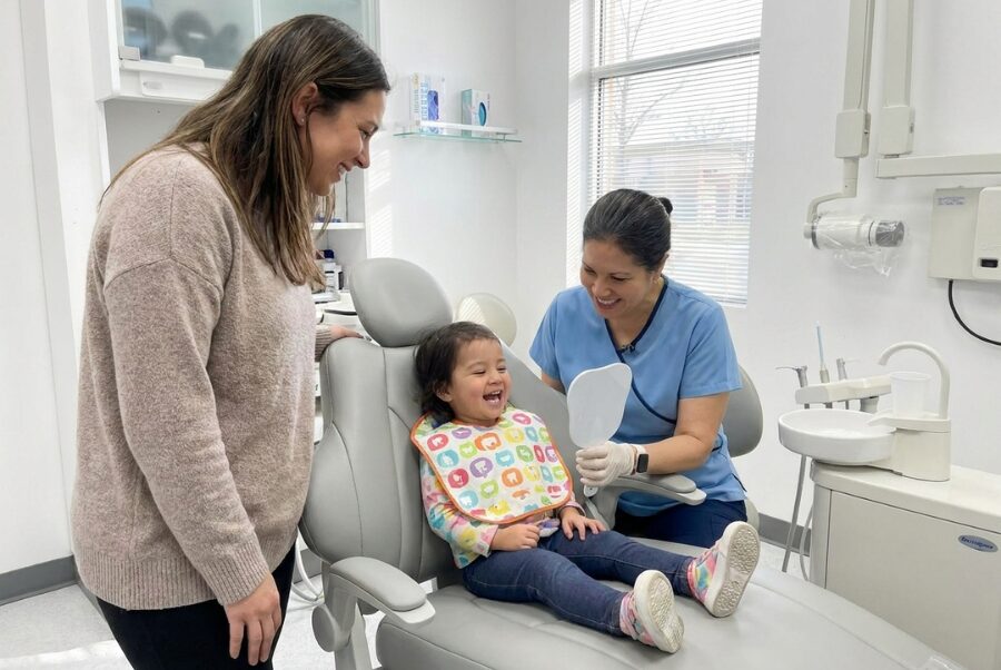 dental-visits-children-woodbridge-va dental visits for children Woodbridge VA friendly dentist and child